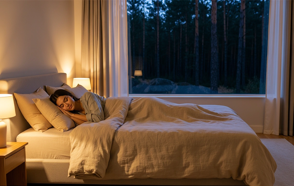 Ruhige Schlafumgebung für besseres Gewichtsmanagement